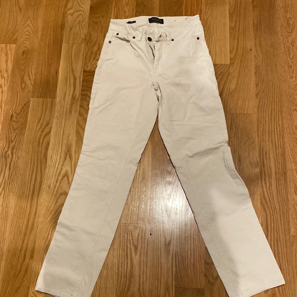 Off-white corduroys